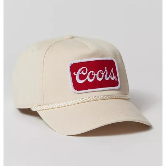 Urban Outfitters American Needle Coors Cream Hat - Picture 1 of 5